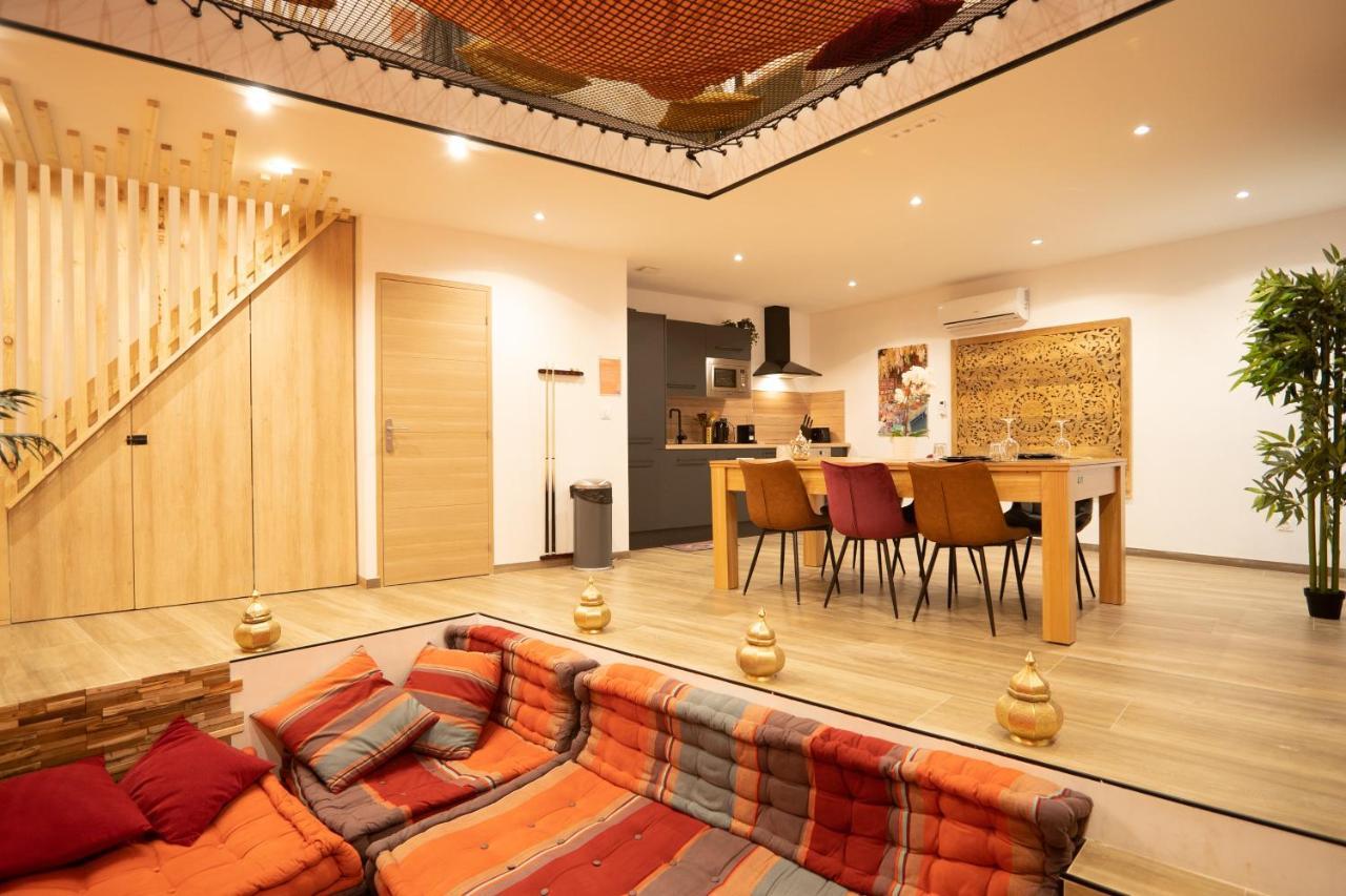 Capsule Marrakech I Chicha I Sauna I Balneo I Console Ps5 I Cinema Trith-Saint-Leger Ngoại thất bức ảnh