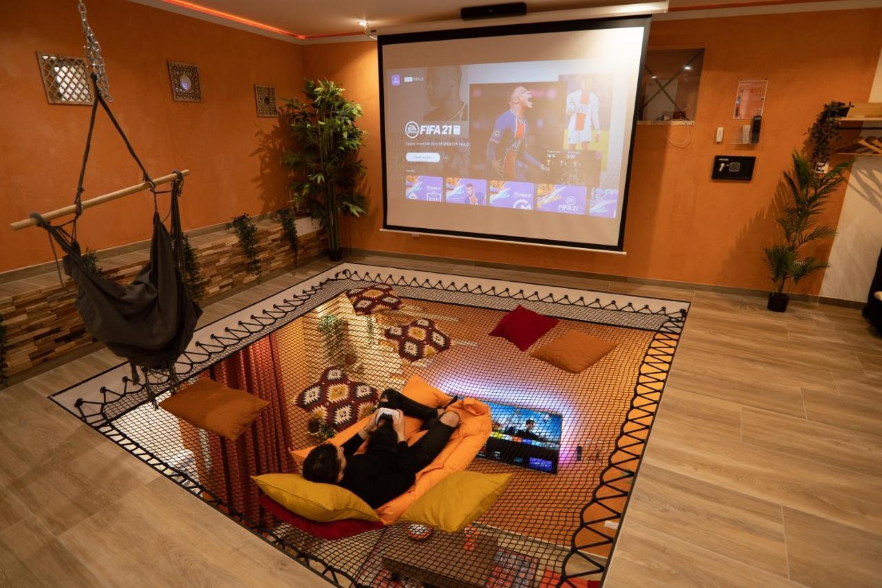 Capsule Marrakech I Chicha I Sauna I Balneo I Console Ps5 I Cinema Trith-Saint-Leger Ngoại thất bức ảnh