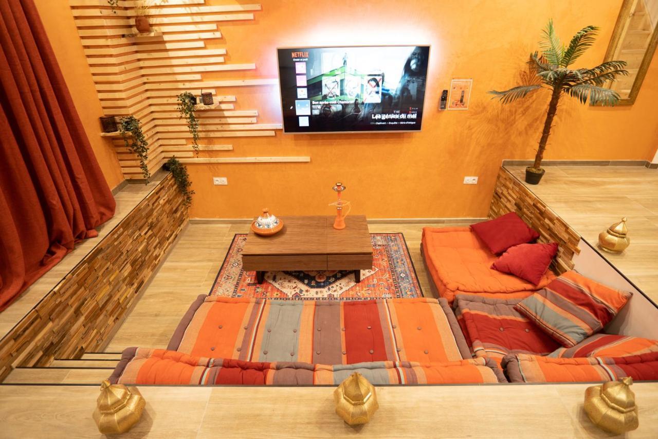 Capsule Marrakech I Chicha I Sauna I Balneo I Console Ps5 I Cinema Trith-Saint-Leger Ngoại thất bức ảnh