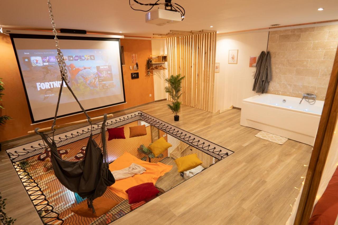 Capsule Marrakech I Chicha I Sauna I Balneo I Console Ps5 I Cinema Trith-Saint-Leger Ngoại thất bức ảnh